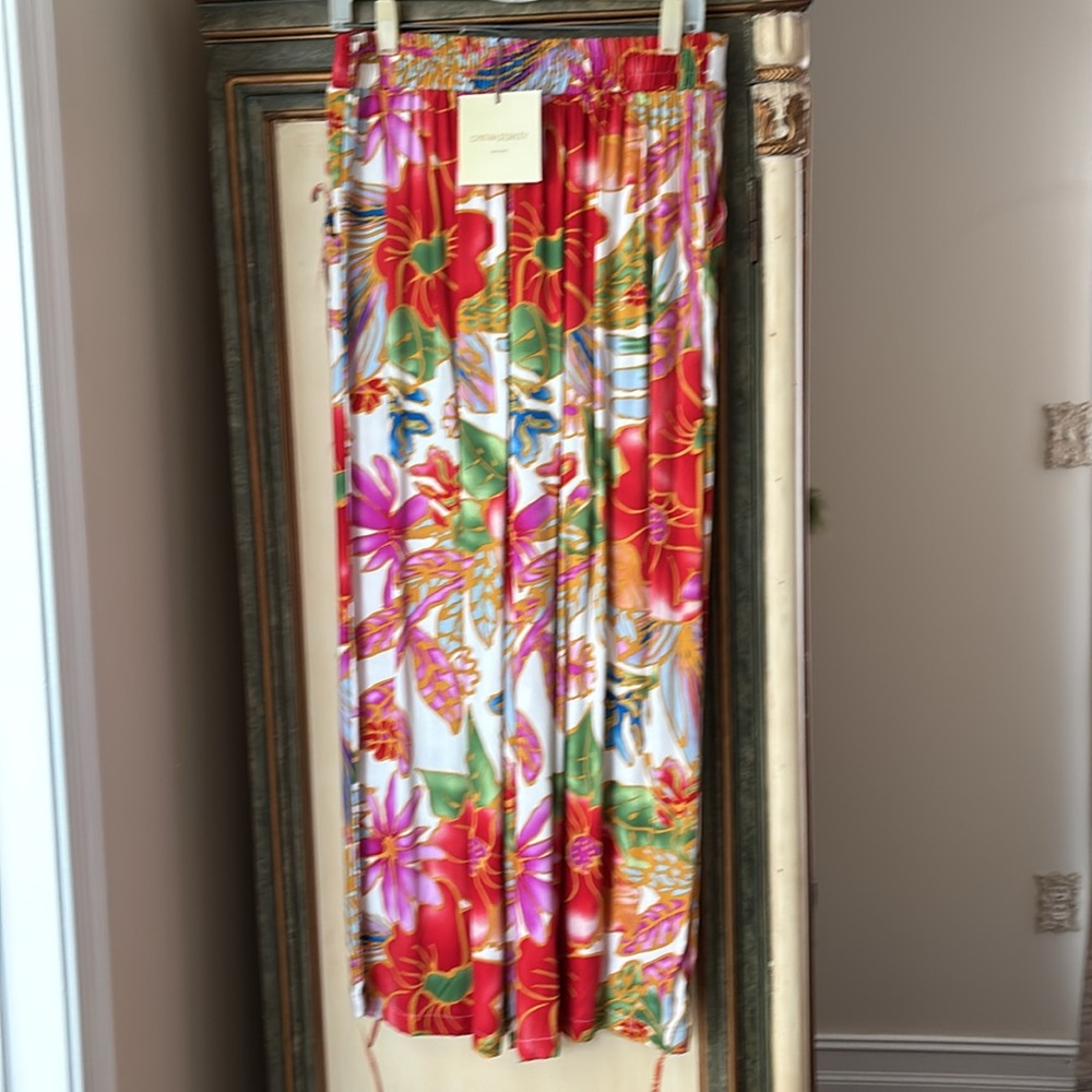 Cynthia Rowley Multicolor Floral Trousers - Picture 2 of 7